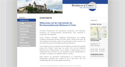 Desktop Screenshot of bleibaum-christ.de